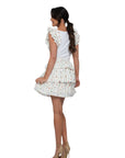 Cameron Short White Layered Dress