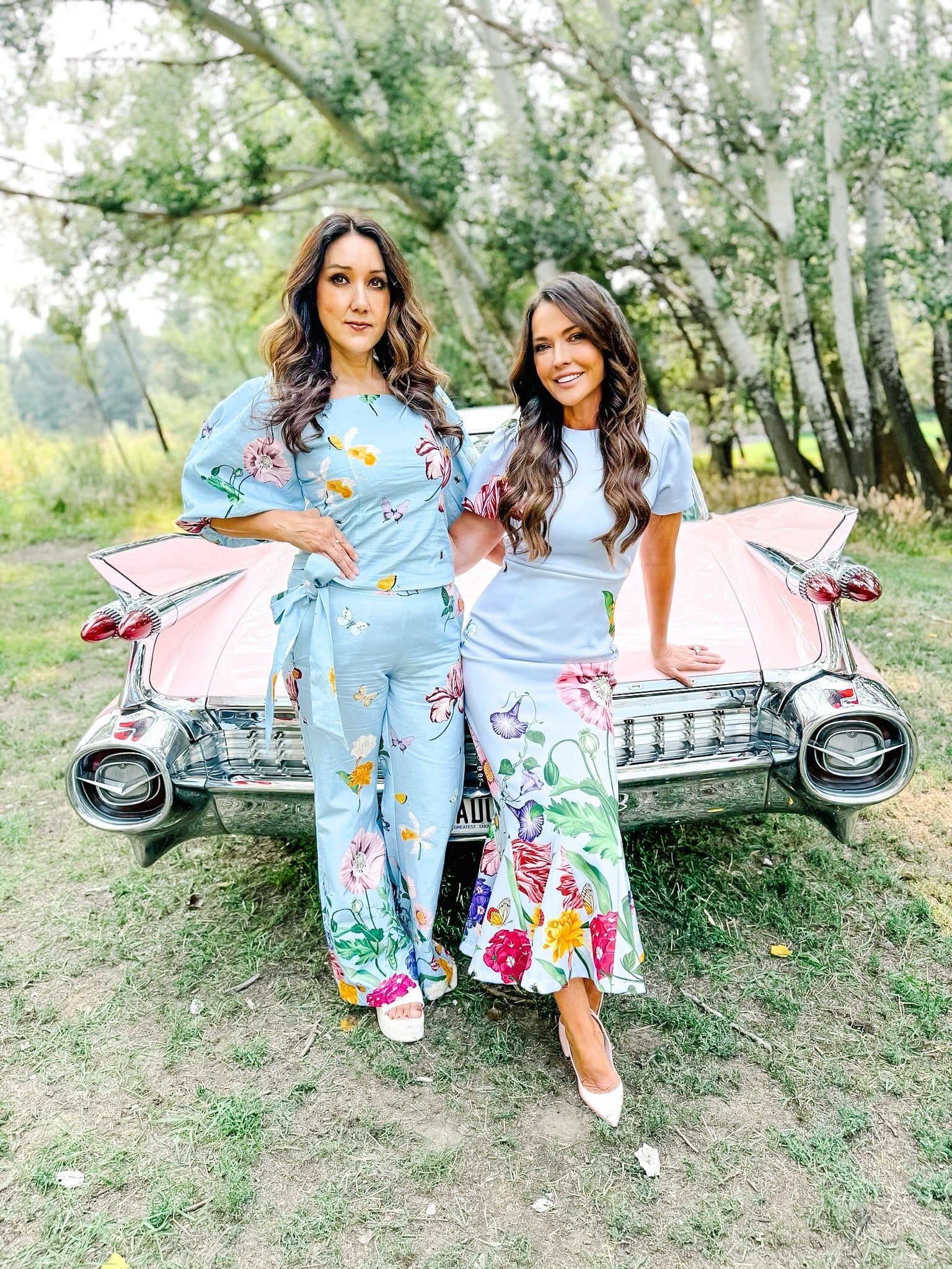 Carmen Floral Long pant suit