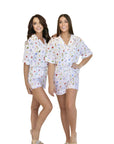 Charlee Short Button Up Bamboo Pajamas