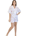 Charlee Short Button Up Bamboo Pajamas