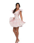 Carly Floral mini Dress
