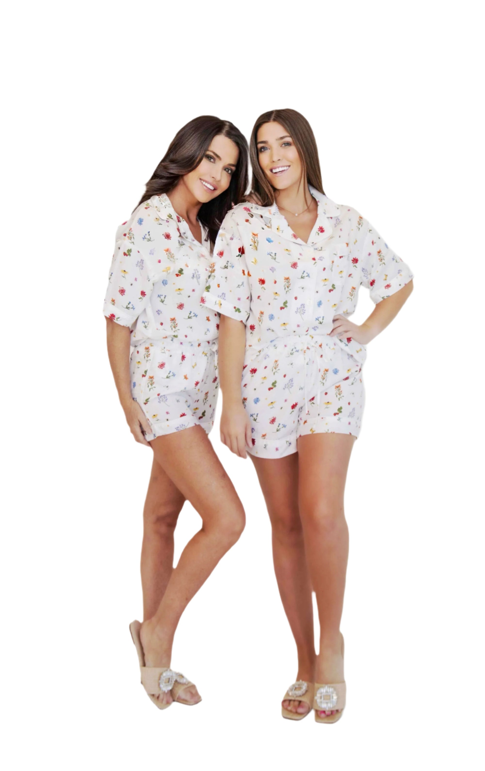 Charlee Short Button Up Bamboo Pajamas
