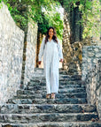 Claire Blue Geometric Jumpsuit