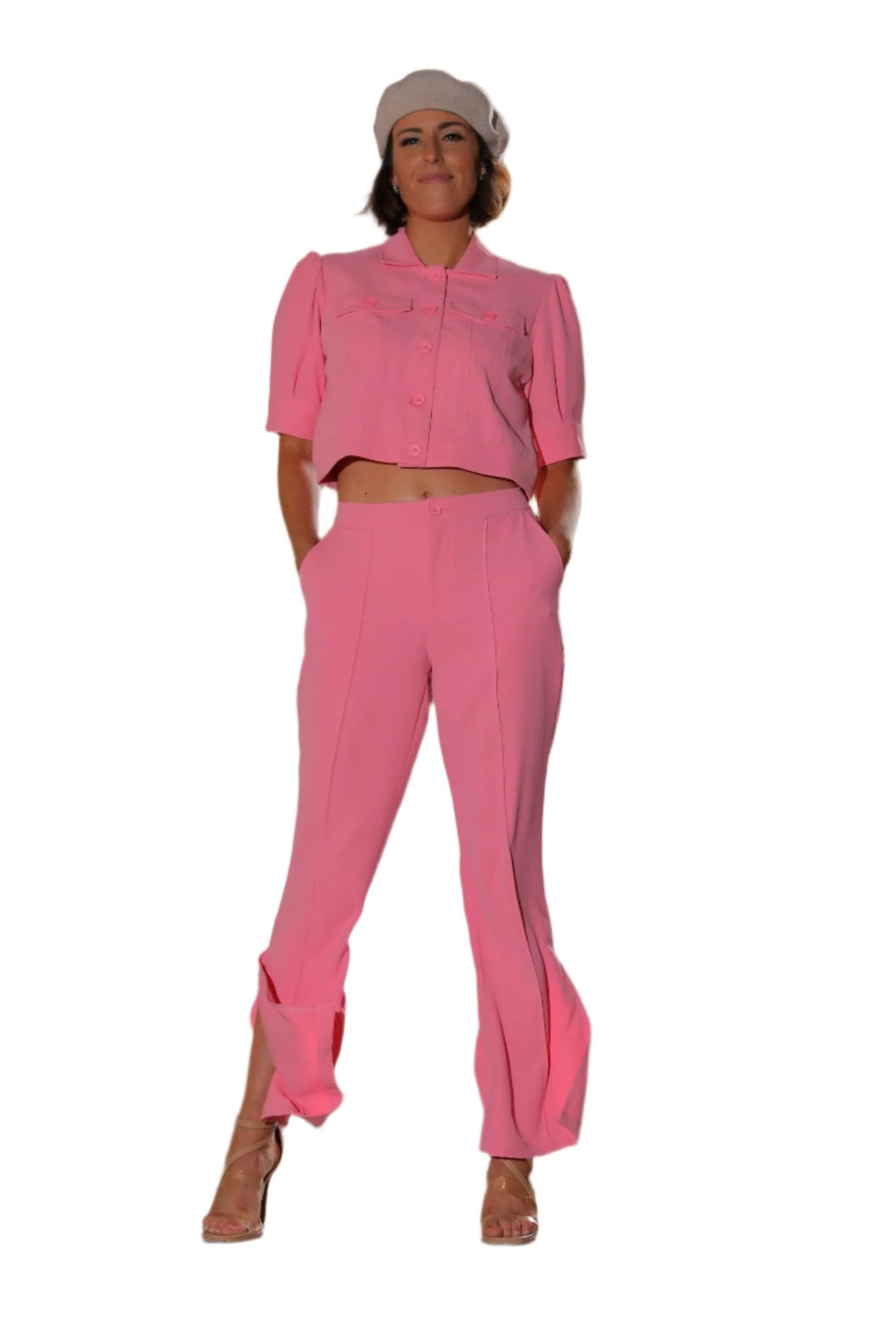 Charmaine Cropped pant suit