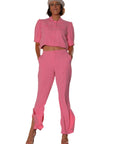 Charmaine Cropped pant suit