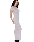 Danica Taupe Bodycon Maxi Dress