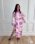 Eden Exclusive Print Satin Robe