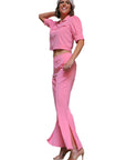 Charmaine Cropped pant suit