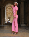 Charmaine Cropped pant suit