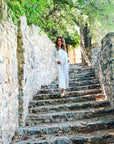 Claire Blue Geometric Jumpsuit