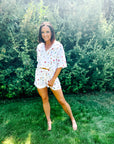 Charlee Short Button Up Bamboo Pajamas