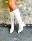 Juliette Knee High Square Toed Boot