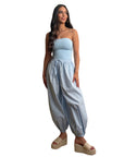 Evri Soft Cotton Jogger - Light Blue