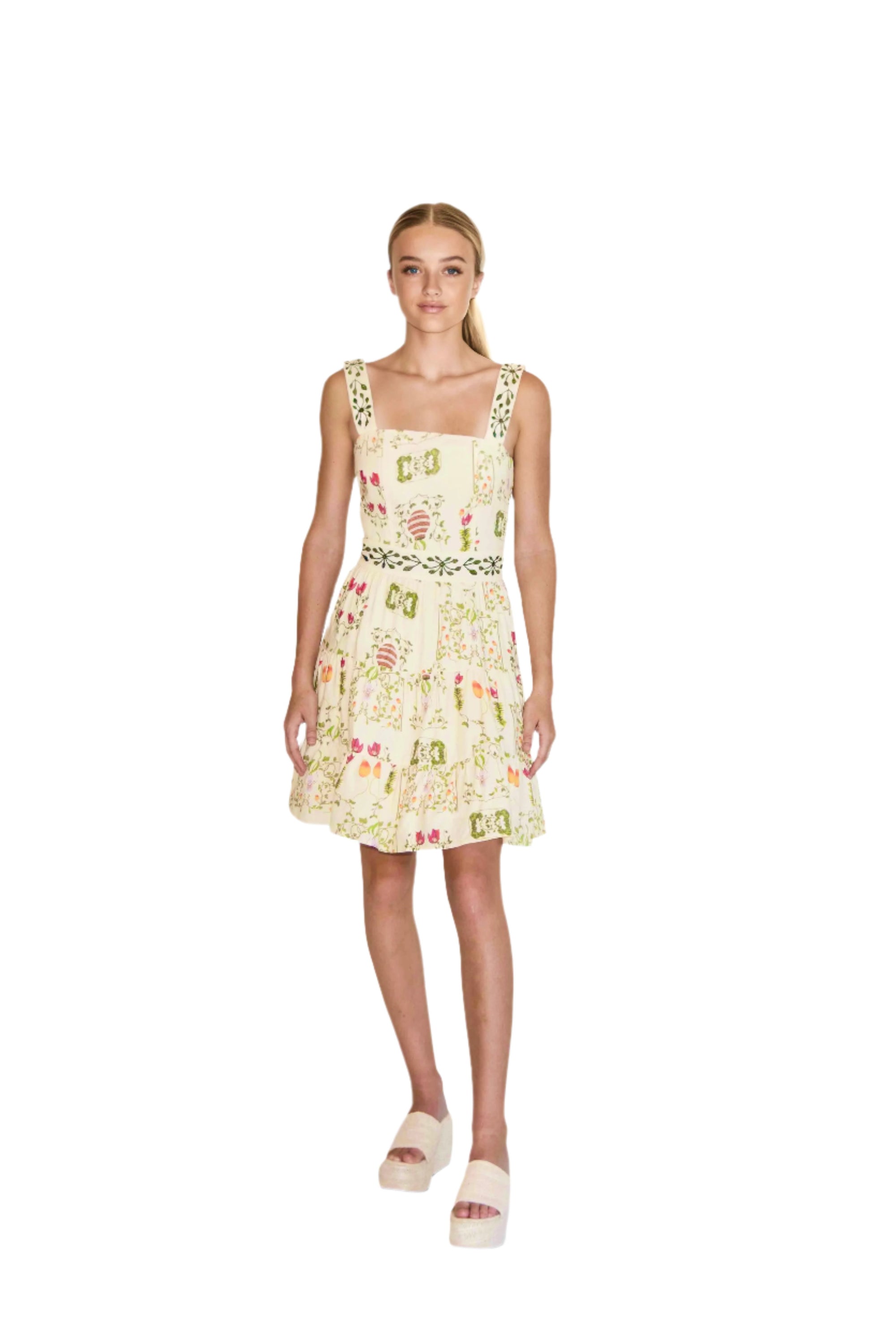 Sadie’s Yellow Mini Sun Dress