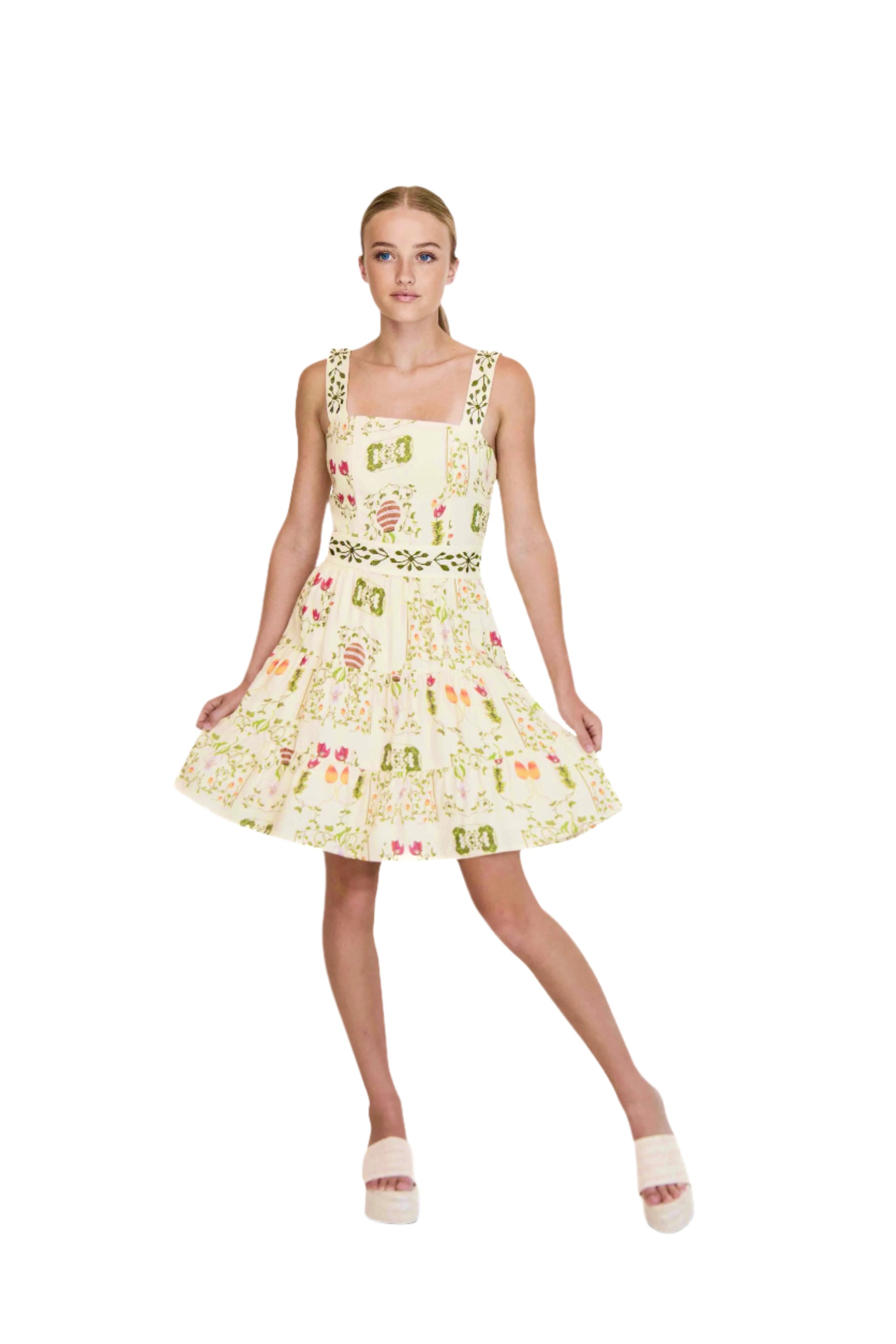 Sadie’s Yellow Mini Sun Dress