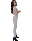 Danica Taupe Bodycon Maxi Dress