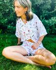 Charlee Short Button Up Bamboo Pajamas