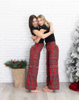 Christina Plaid Cargo pajamas & T-Shirt set