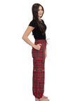 Christina Plaid Cargo pajamas & T-Shirt set