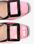 Addison Ankle Strap heel - Pink