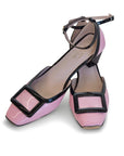 Addison Ankle Strap heel - Pink