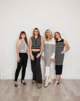 Deborah Striped Sweater Vest