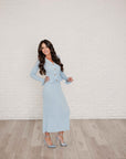 Dakota Long Sleeve Midi sweater dress