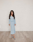 Dakota Long Sleeve Midi sweater dress