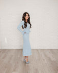 Dakota Long Sleeve Midi sweater dress