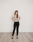 Deborah Striped Sweater Vest