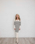 Drew Long sleeve midi Sweater Dress