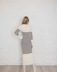 Drew Long sleeve midi Sweater Dress