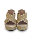 Cassi Criss Cross Grass Wedge