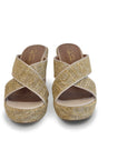 Cassi Criss Cross Grass Wedge