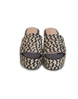 Eleanor Black and Tan Platform Sandal