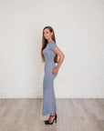 Dana Gray Bodycon Midi dress