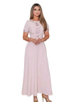 Della A-line Pink dress