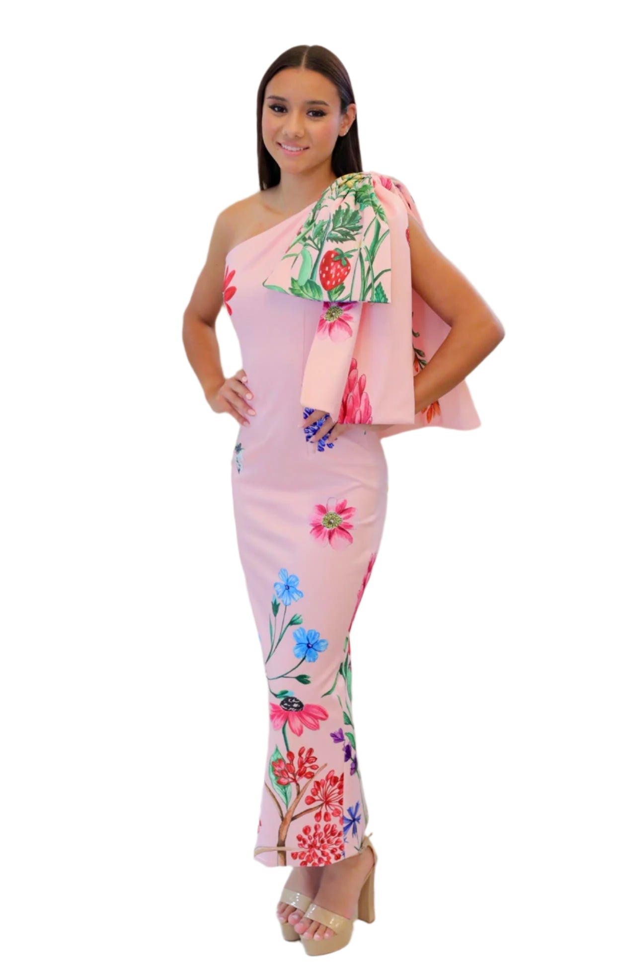 knee length dresses for ladies Delilah Maxi Dress – Kay Unger