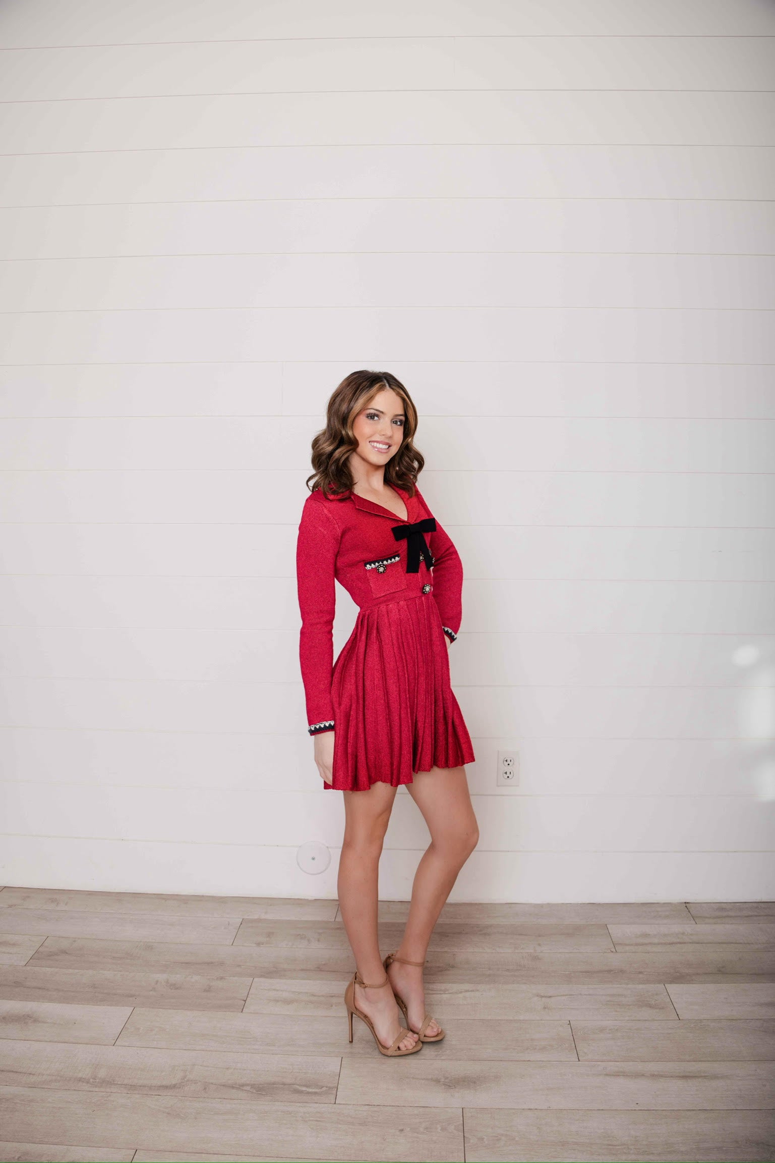 Dove Red Sweater Dress M Dove Red Sweater Dress M