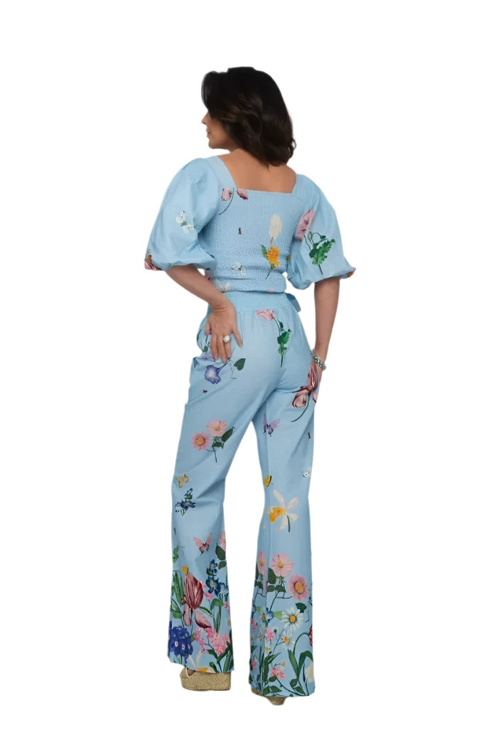 Carmen Floral Long pant suit