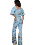 Carmen Floral Long pant suit
