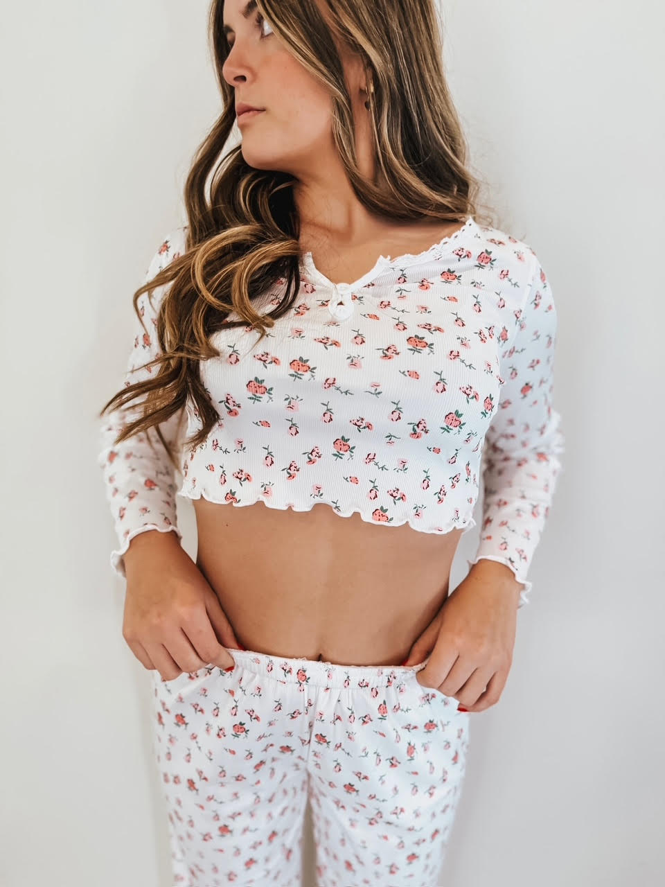 Delicate Blossoms floral pajamas