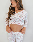 Delicate Blossoms floral pajamas