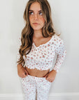 Delicate Blossoms floral pajamas