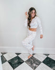 Delicate Blossoms floral pajamas