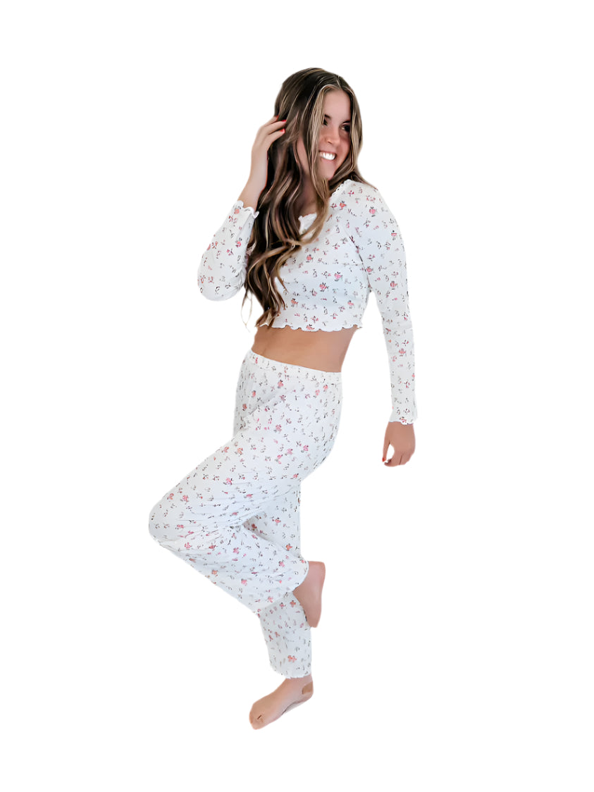 Delicate Blossoms floral pajamas