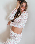Delicate Blossoms floral pajamas