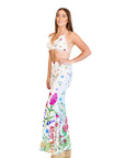 Crista Pink floral Swim suit cover up pant