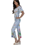 Cali Beth cropped Floral Pant Set