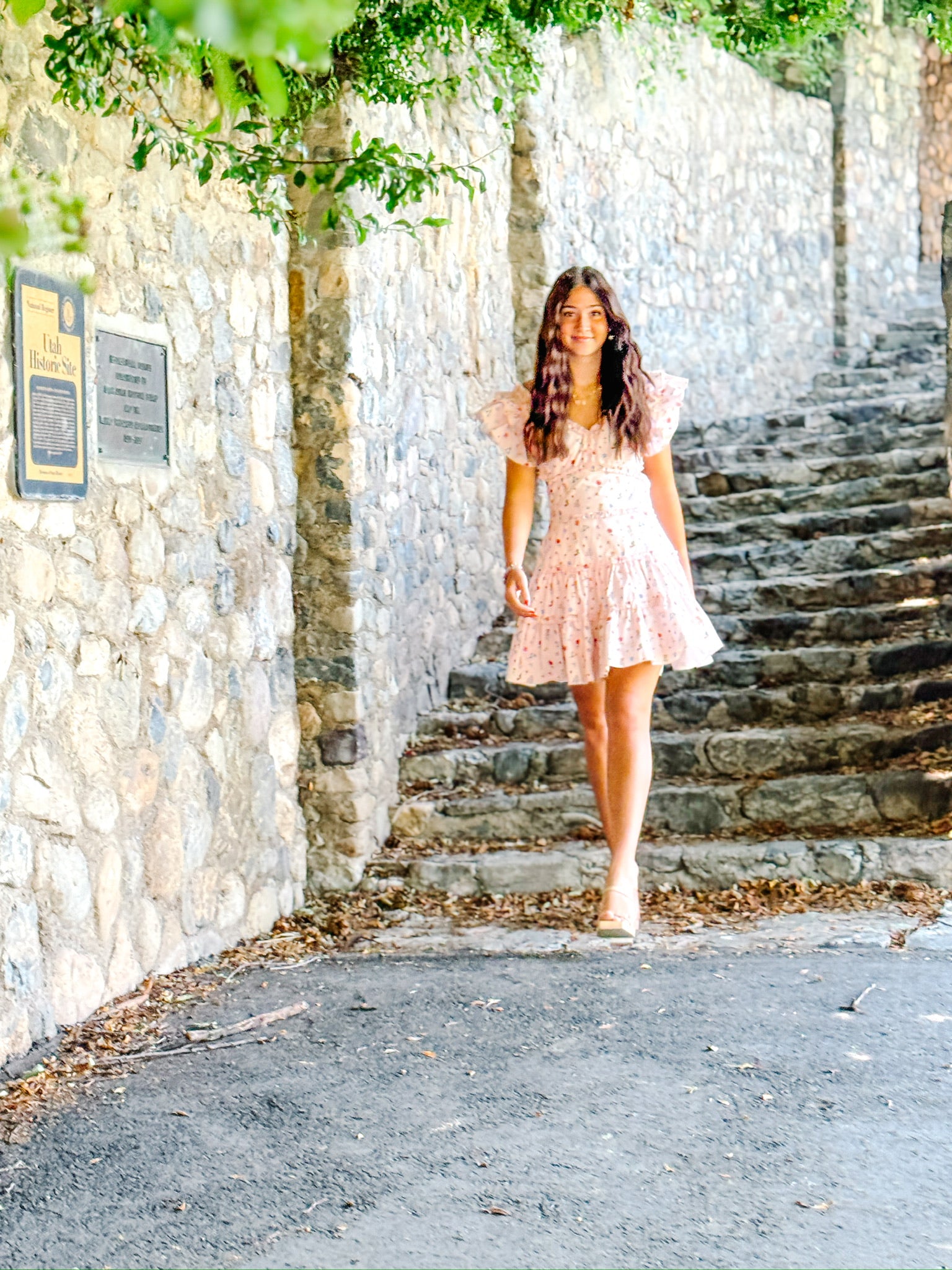 Carly Floral mini Dress